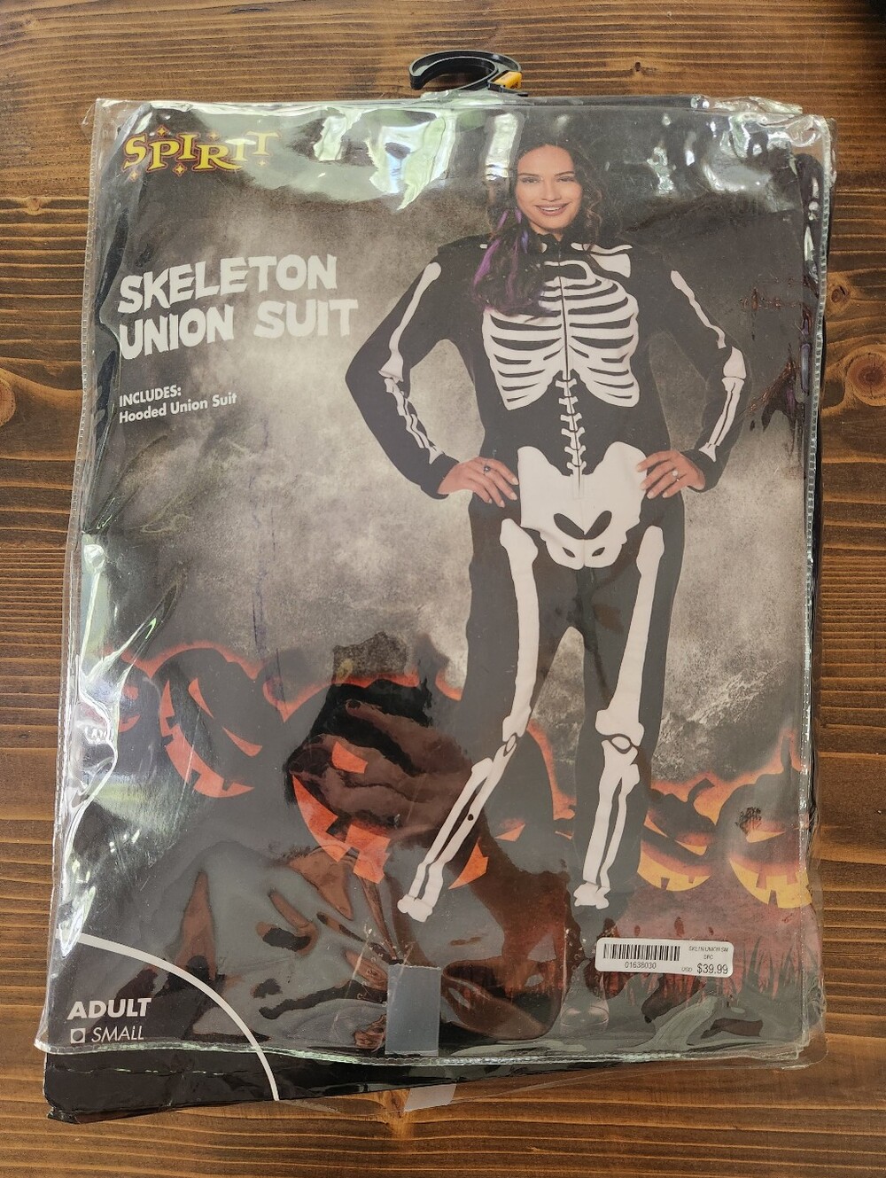 Spirit Halloween Adult Skeleton Union Suit